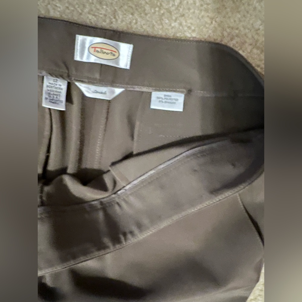 Talbots Classic Tan Trousers